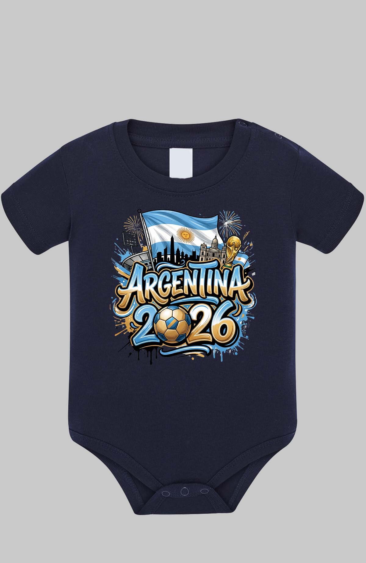 Grossiste I.A.L.D FRANCE - Cdm26 Argentina - Body Bébé Garçon