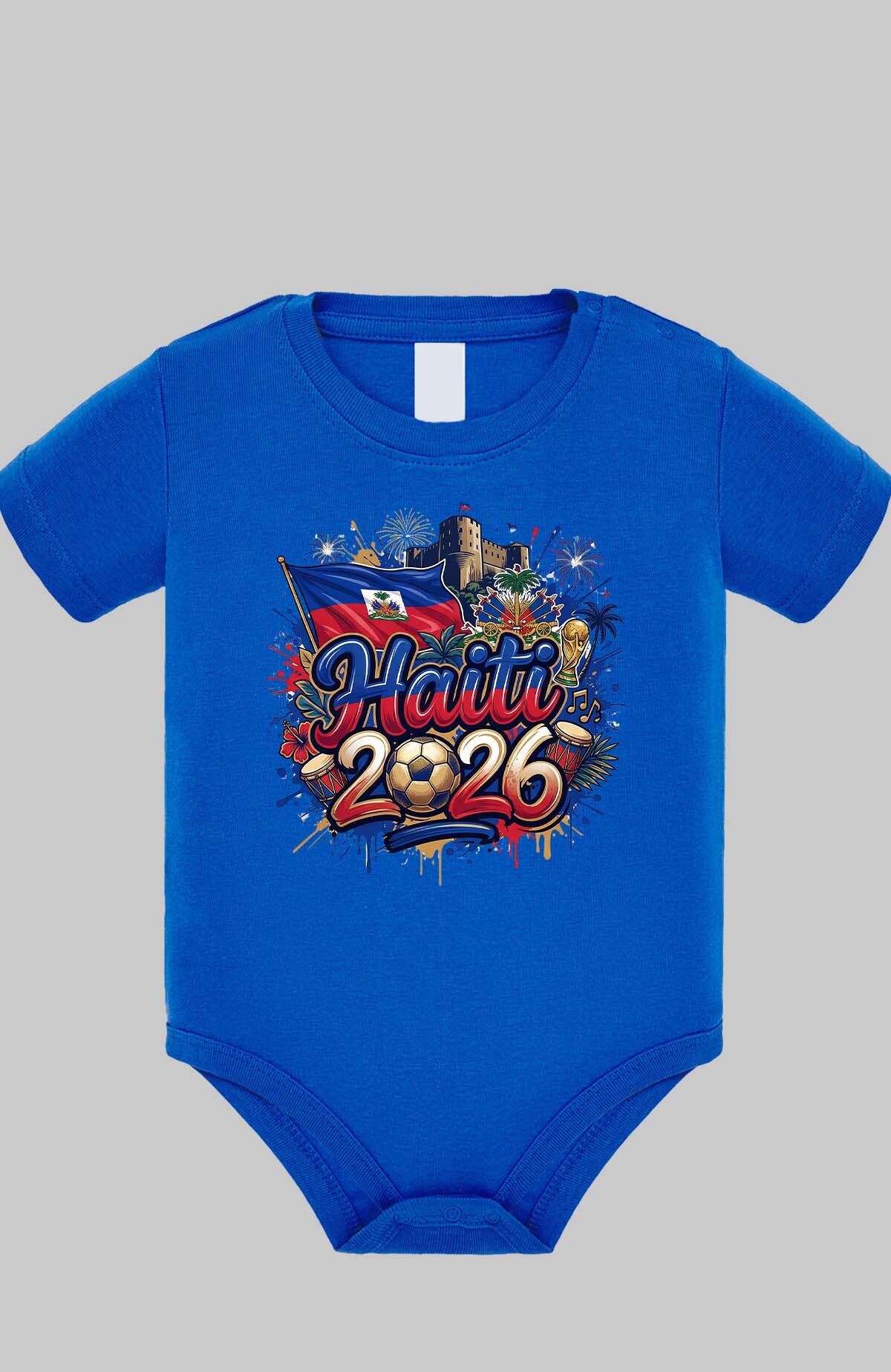 Grossiste I.A.L.D FRANCE - Cdm26 Haiti - Body Bébé Garçon