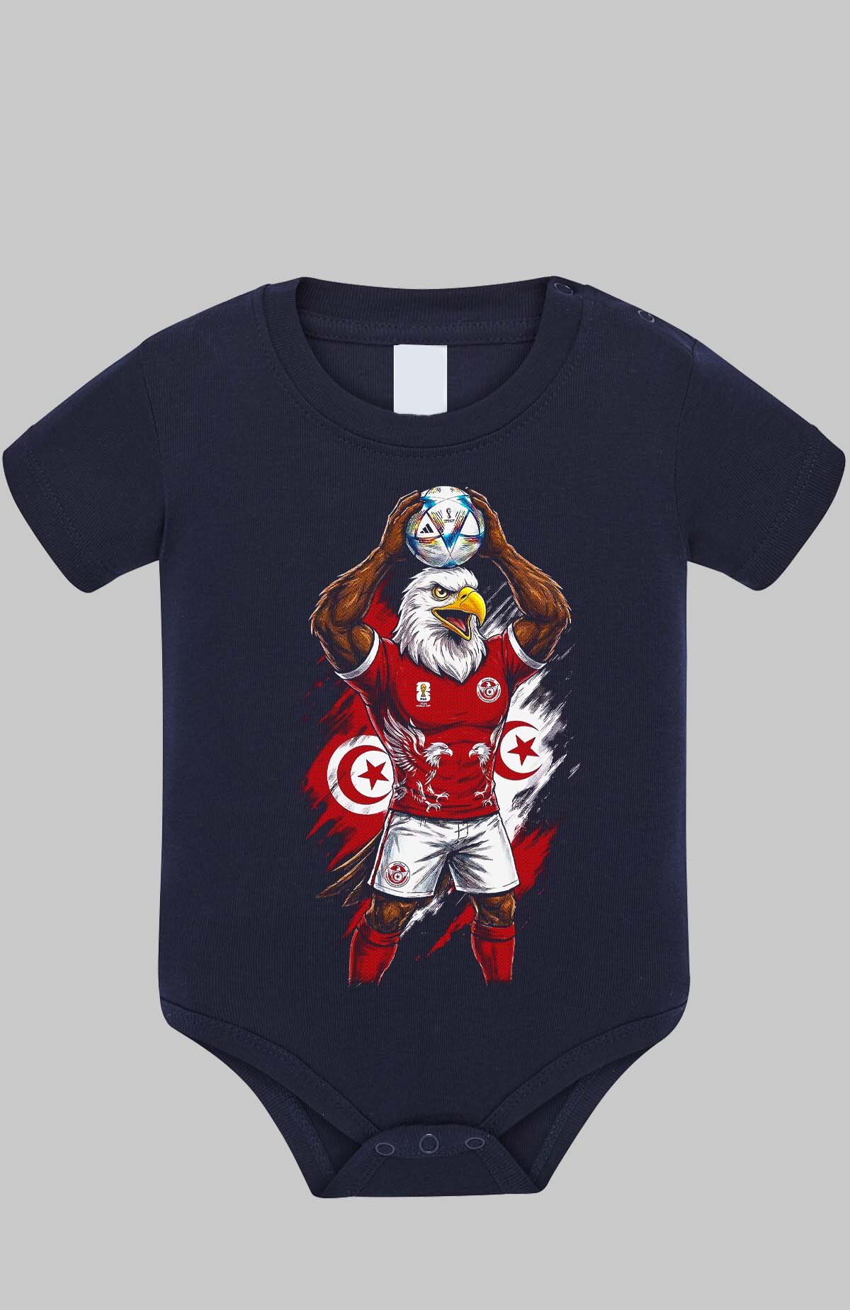 Grossiste I.A.L.D FRANCE - Tunisia 1 Mascot - Body Bébé Garçon