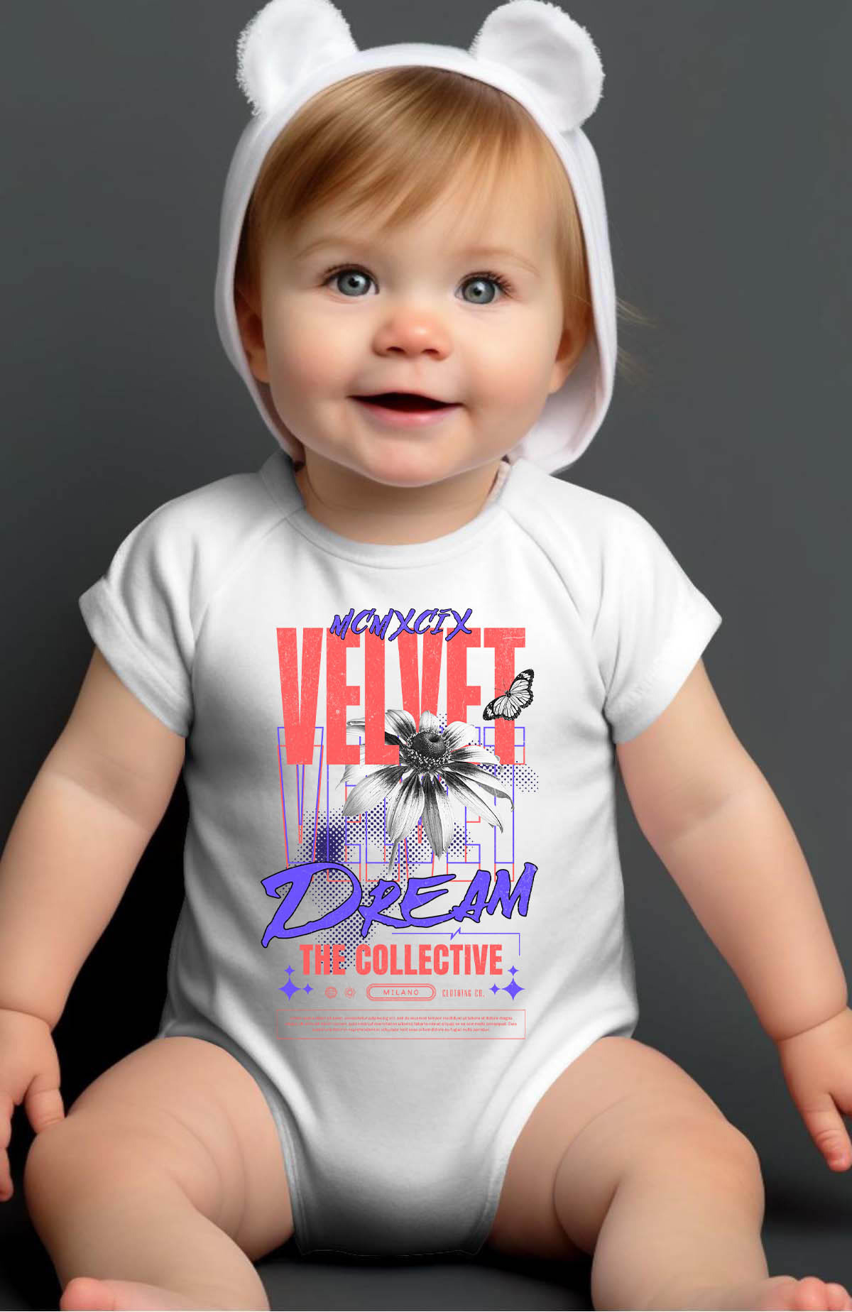 Wholesaler I.A.L.D FRANCE - Velvet Dream - Bodysuit Baby Boy