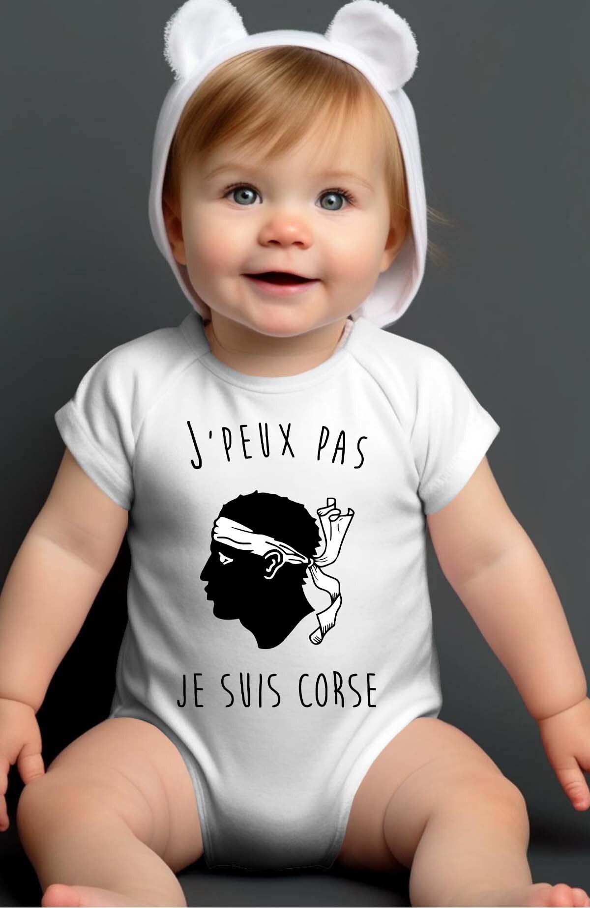 Grossista I.A.L.D FRANCE - Non posso senza Corsica - Body per bambino