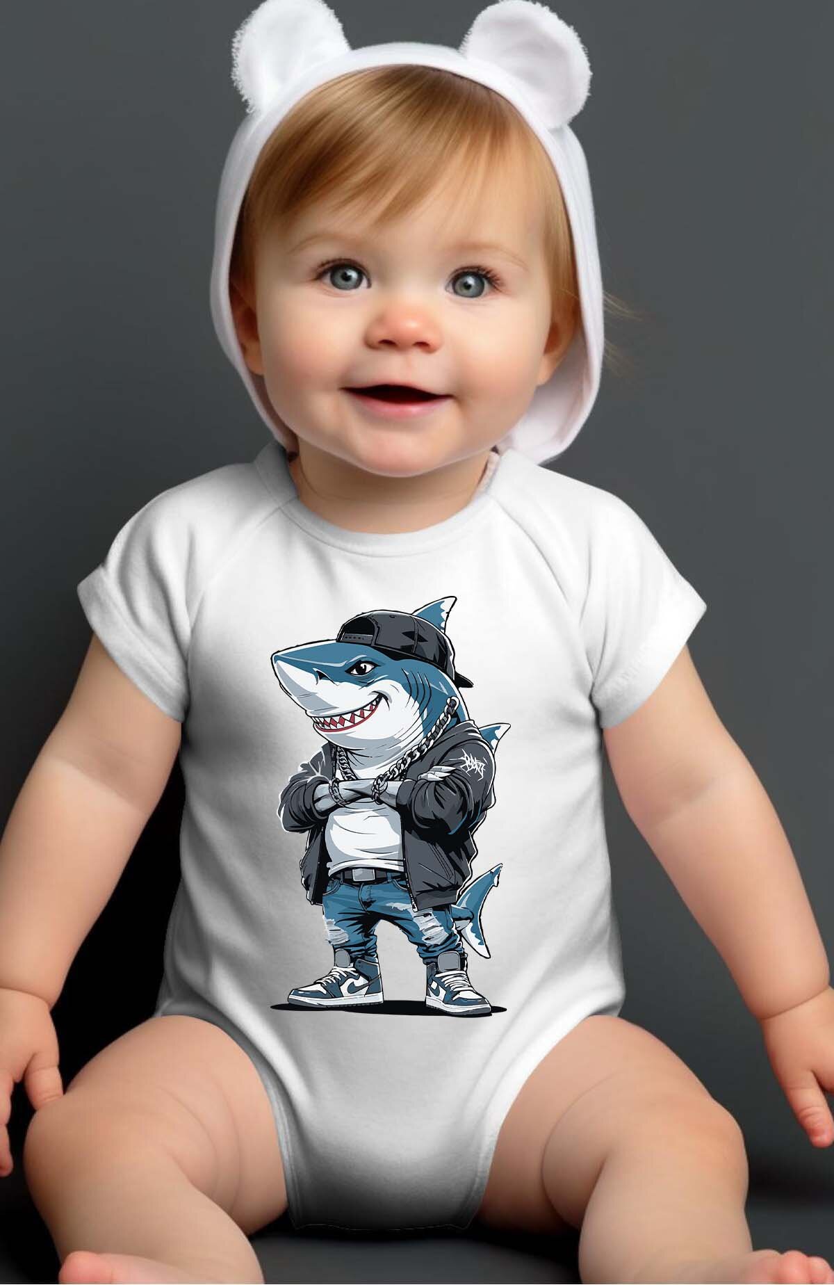 Großhändler I.A.L.D FRANCE - Urban Shark - Babybody für Jungen