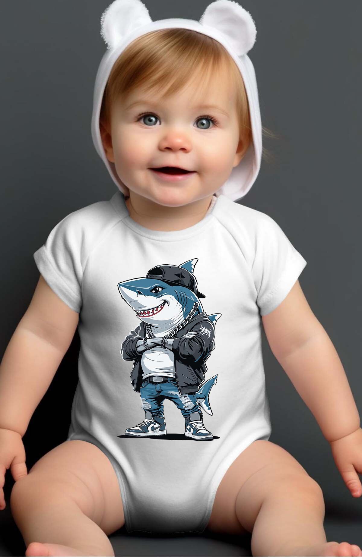 Großhändler I.A.L.D FRANCE - Urban Shark - Babybody für Jungen
