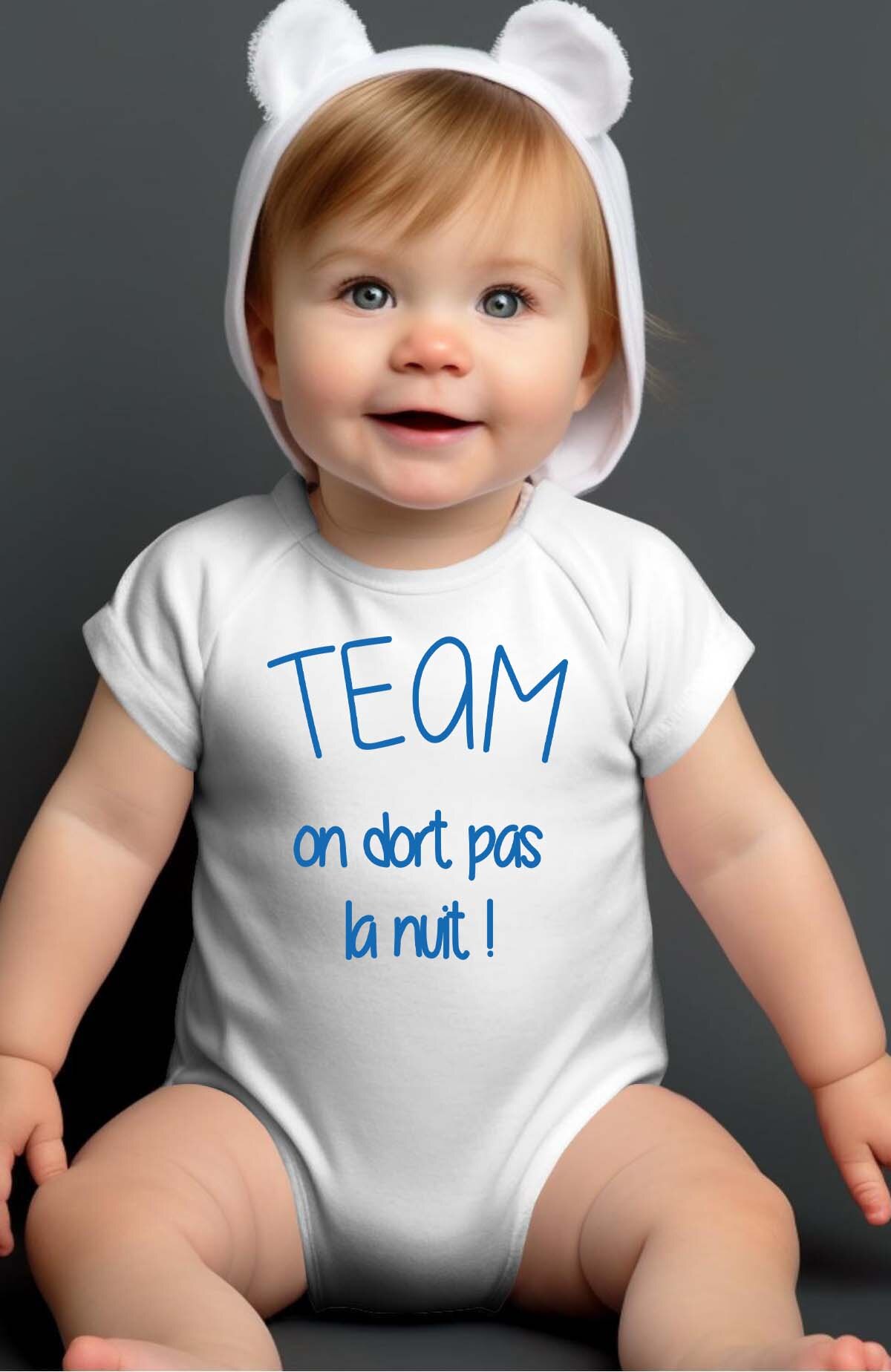 Grossiste I.A.L.D FRANCE - Team dort pas - Body Bébé Garçon