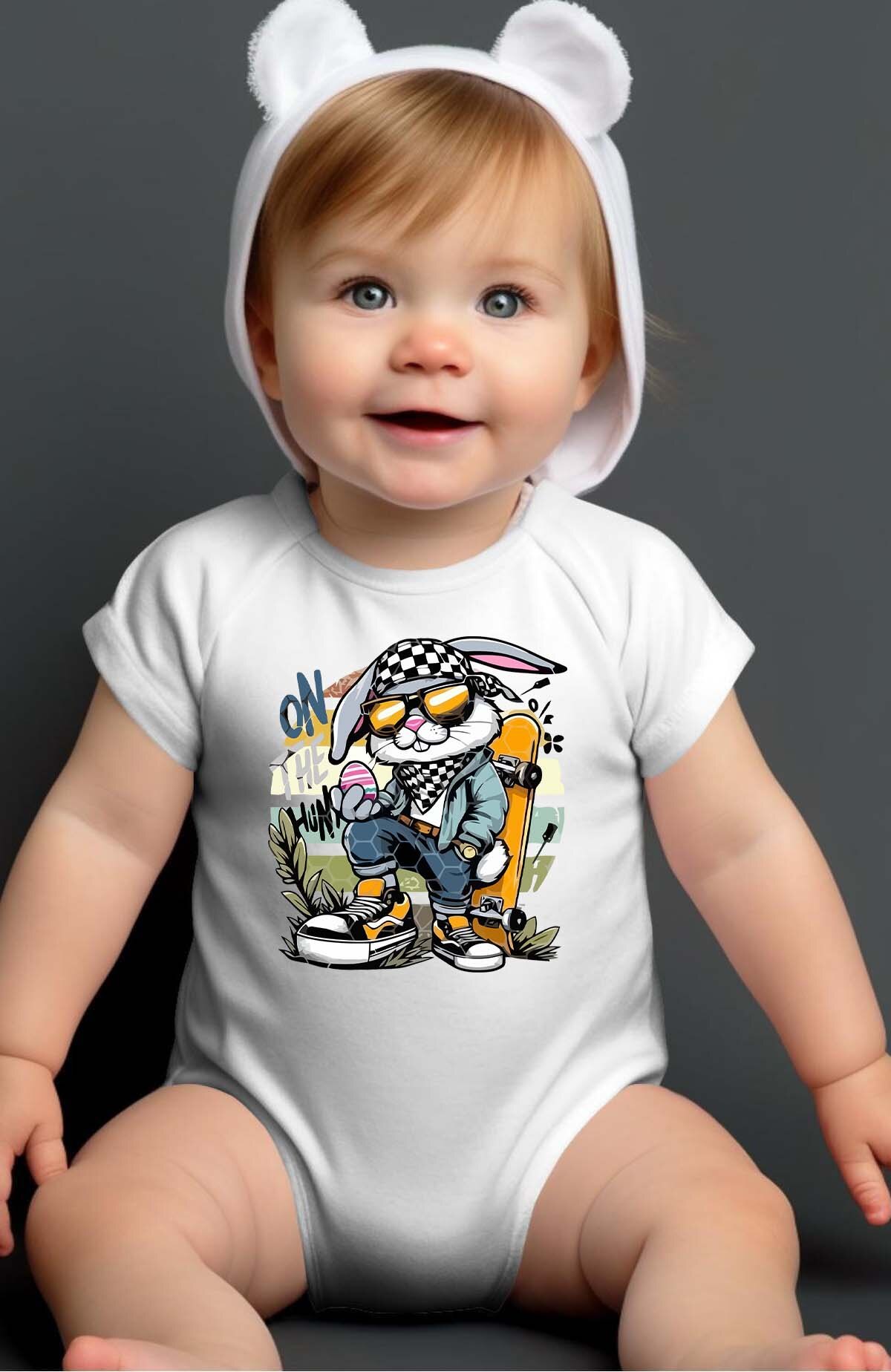 Wholesaler I.A.L.D FRANCE - On the hunt rabbit - Bodysuit Baby Boy