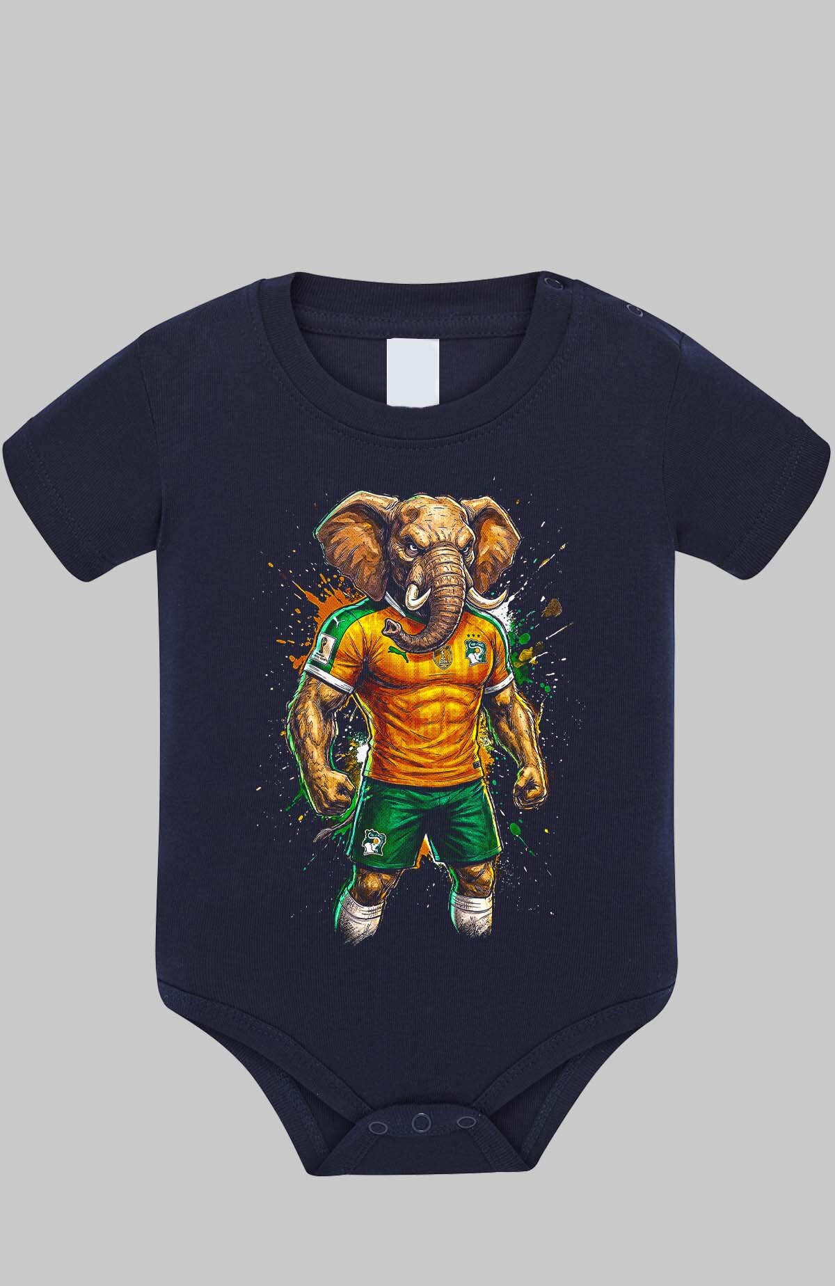 Grossiste I.A.L.D FRANCE - Cote d'ivoire 1 Mascot - Body Bébé Garçon