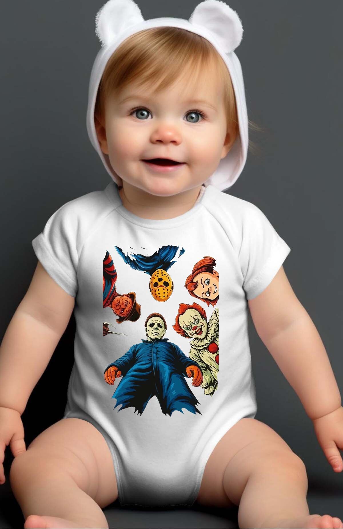 Mayorista I.A.L.D FRANCE - Mirada de Horror - Body para Bebé Niño