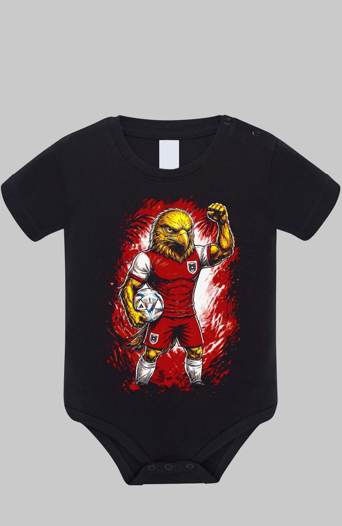 Grossiste I.A.L.D FRANCE - Áustria 1 Mascot - Body Bébé Garçon