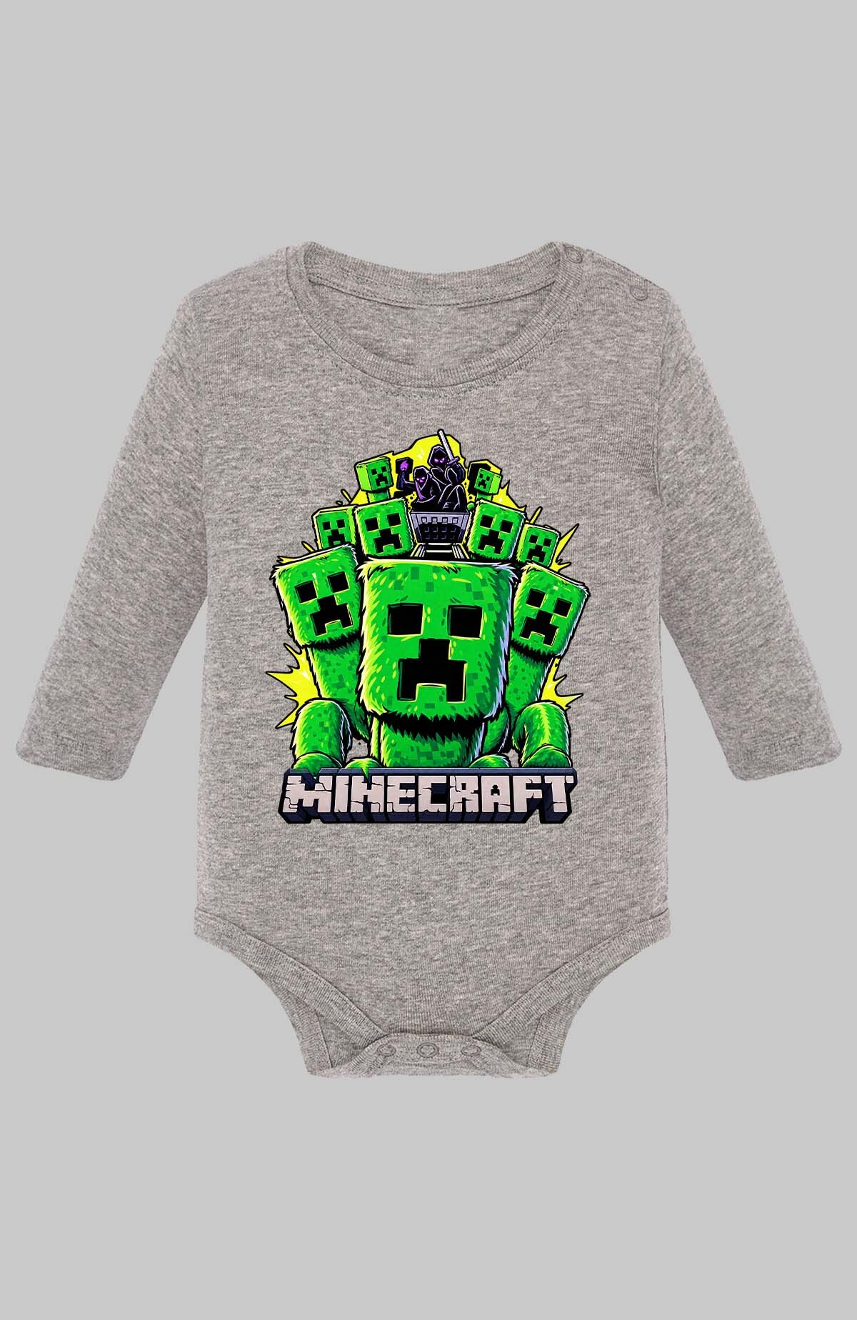 Wholesaler I.A.L.D FRANCE - Minecrat criber halloween - Baby Long Sleeve Bodysuit Boy
