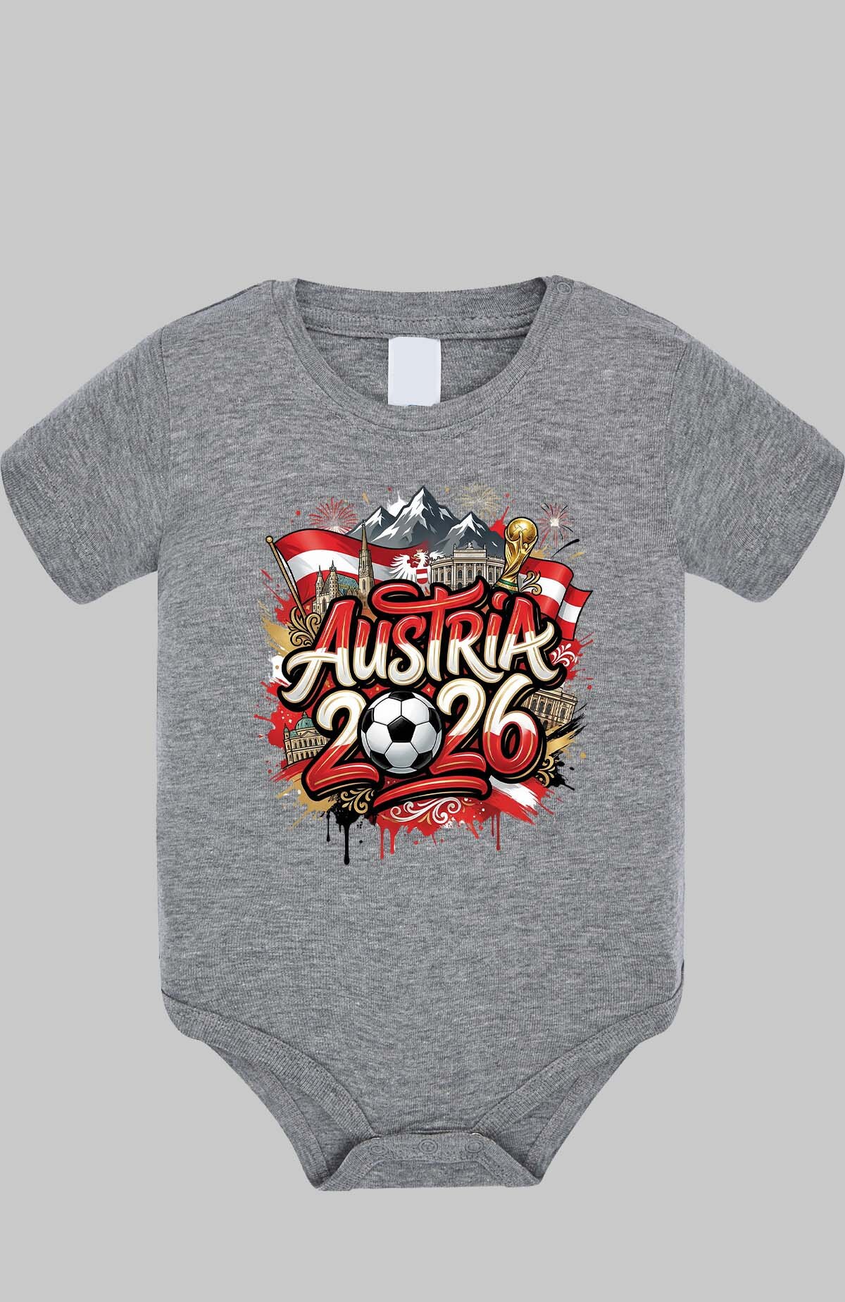 Grossiste I.A.L.D FRANCE - Cdm26 Austria - Body Bébé Garçon