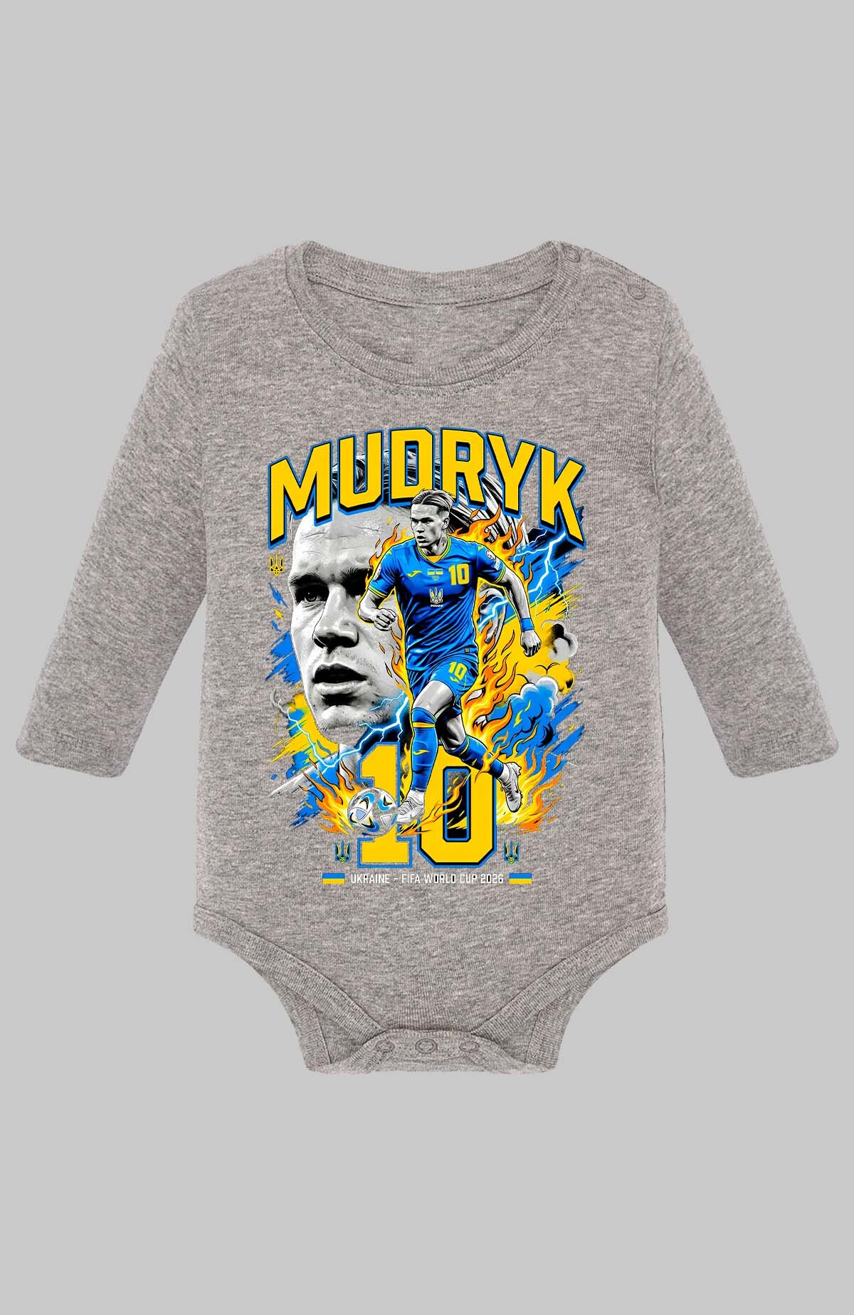 Wholesaler I.A.L.D FRANCE - Mudryk BOOTLEG1 - Baby Long Sleeve Bodysuit Boy