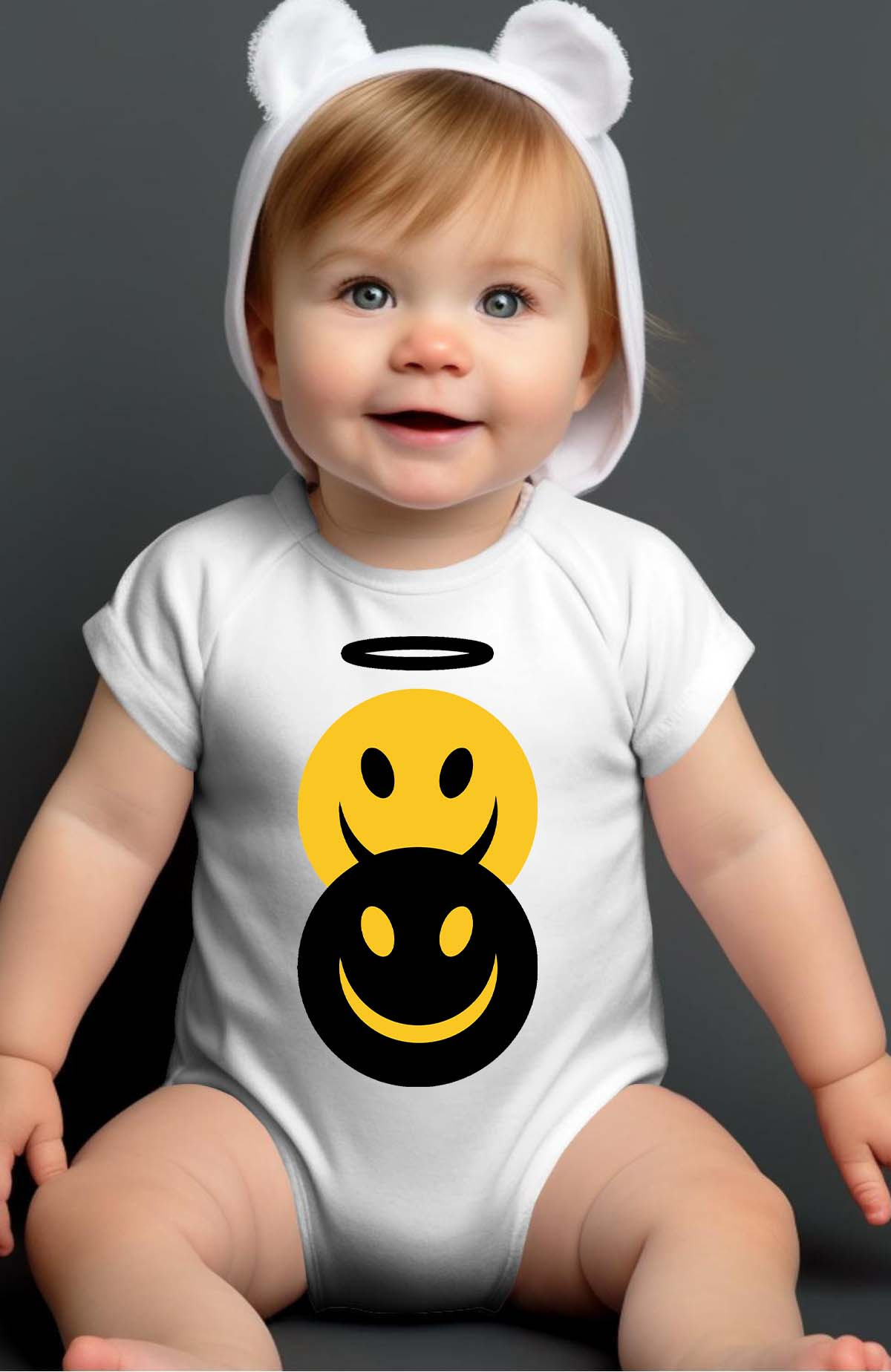 Grossiste I.A.L.D FRANCE - Smil angeDemon - Body Bébé Garçon