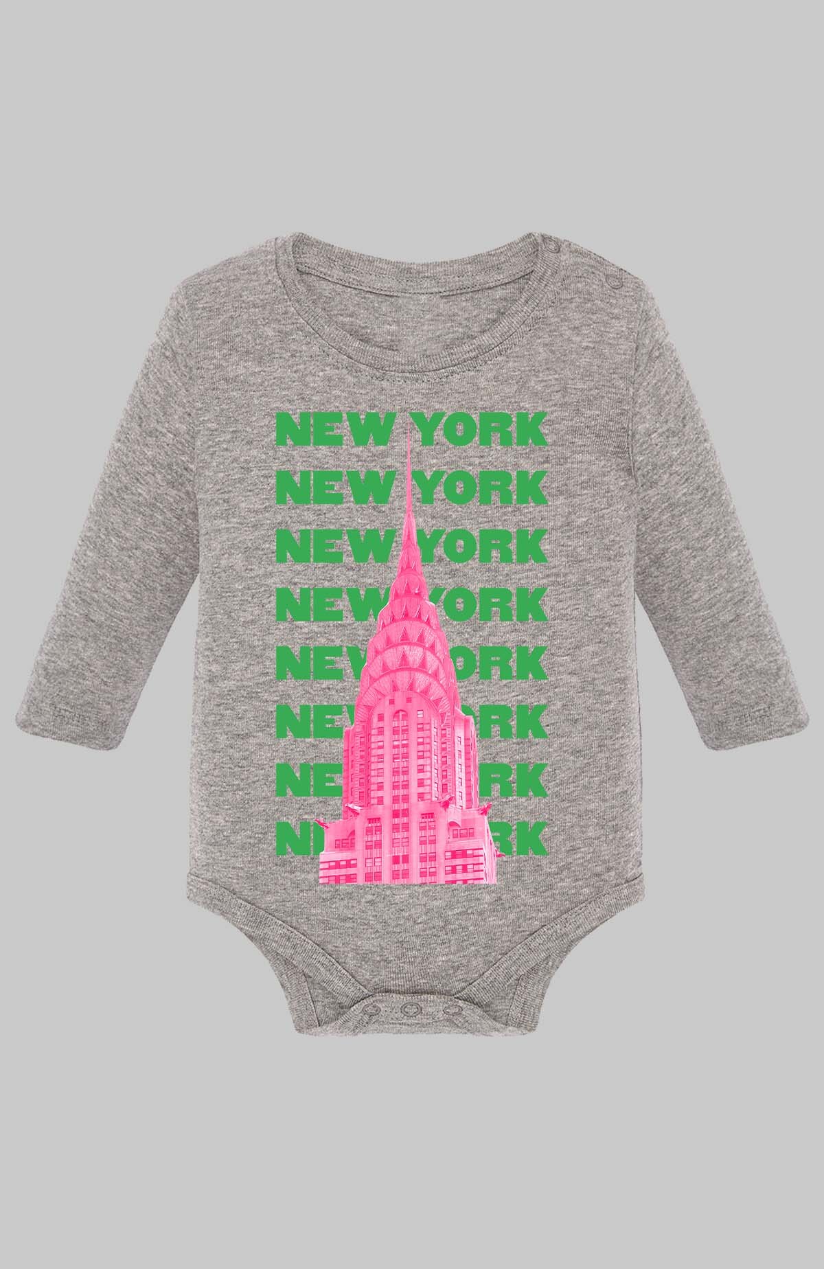 Wholesaler I.A.L.D FRANCE - 01 vintage newyork - Baby Long Sleeve Bodysuit Boy