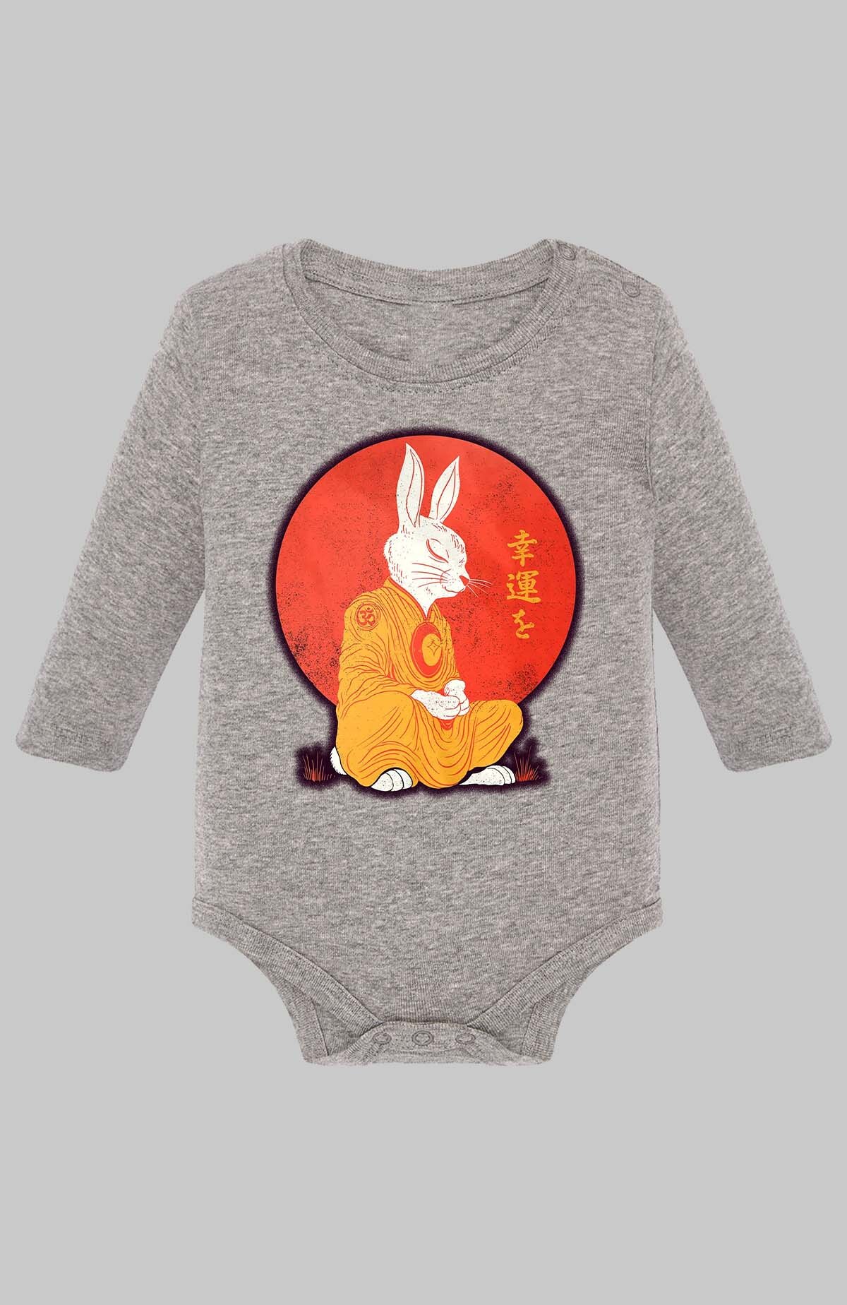Grossiste I.A.L.D FRANCE - Meditation Rabbit - Body Manche longue bébé Garçon