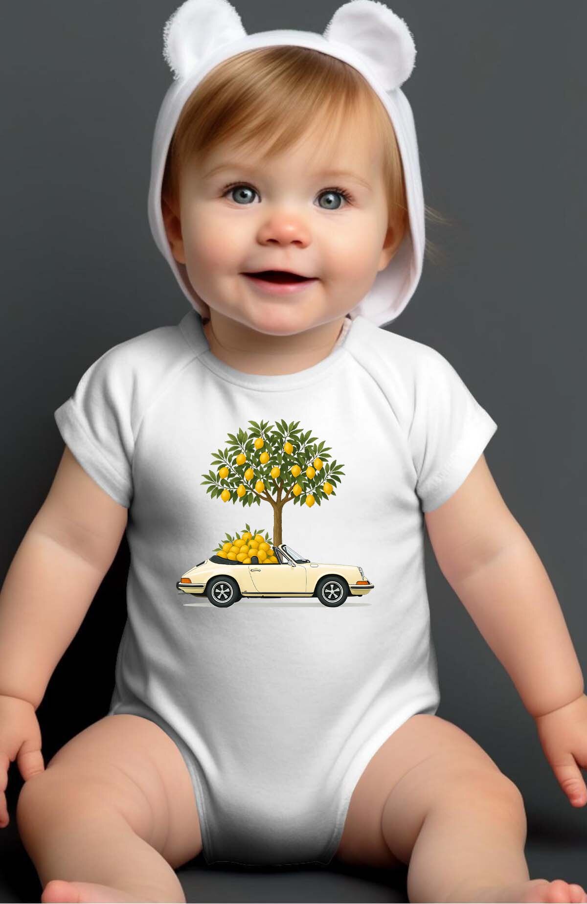 Grossista I.A.L.D FRANCE - Auto limone - Body Neonato Maschio