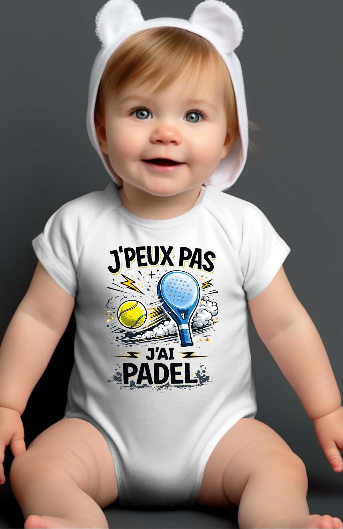 Grossiste I.A.L.D FRANCE - Peux pas... Padel Styl - Body Bébé Garçon
