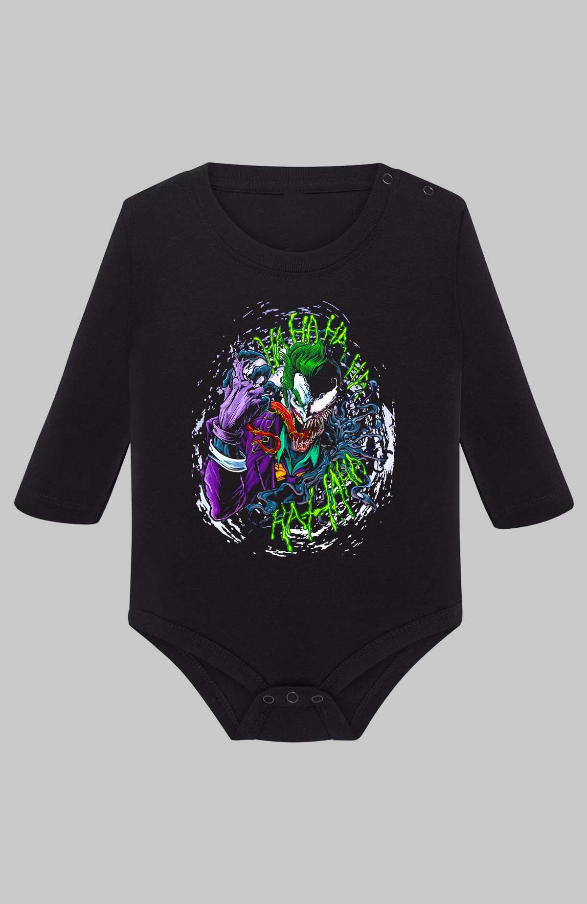 Grossiste I.A.L.D FRANCE - Joker Madness - Body Manche longue bébé Garçon