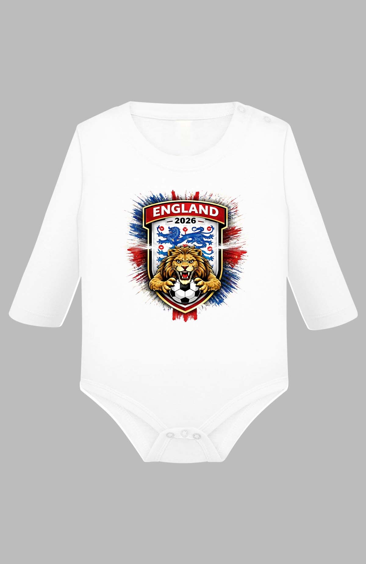 Grossiste I.A.L.D FRANCE - Patch England - Body Manche longue bébé Garçon