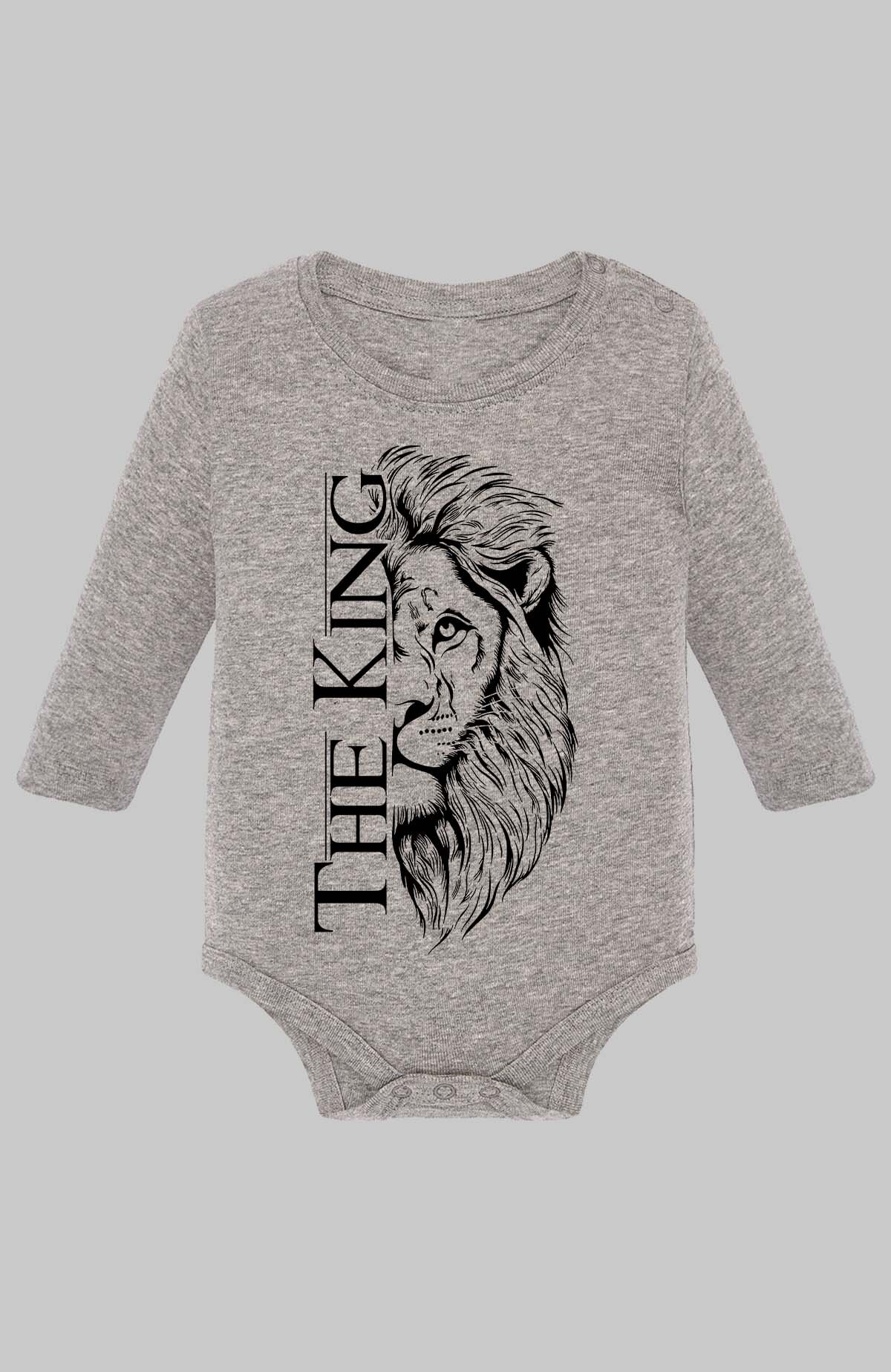 Grossiste I.A.L.D FRANCE - THE king - Body Manche longue bébé Garçon