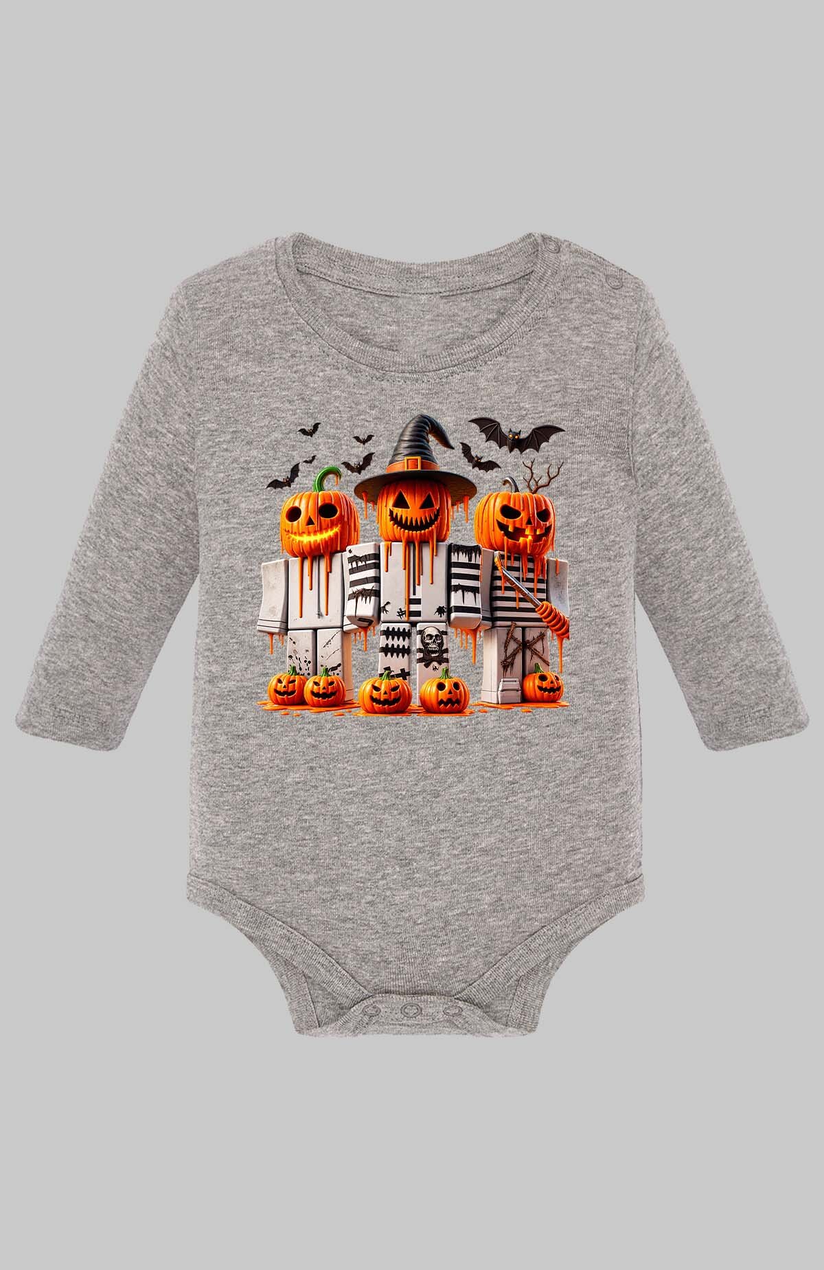 Mayorista I.A.L.D FRANCE - Halloween Roblox - Body de manga larga para bebé niño