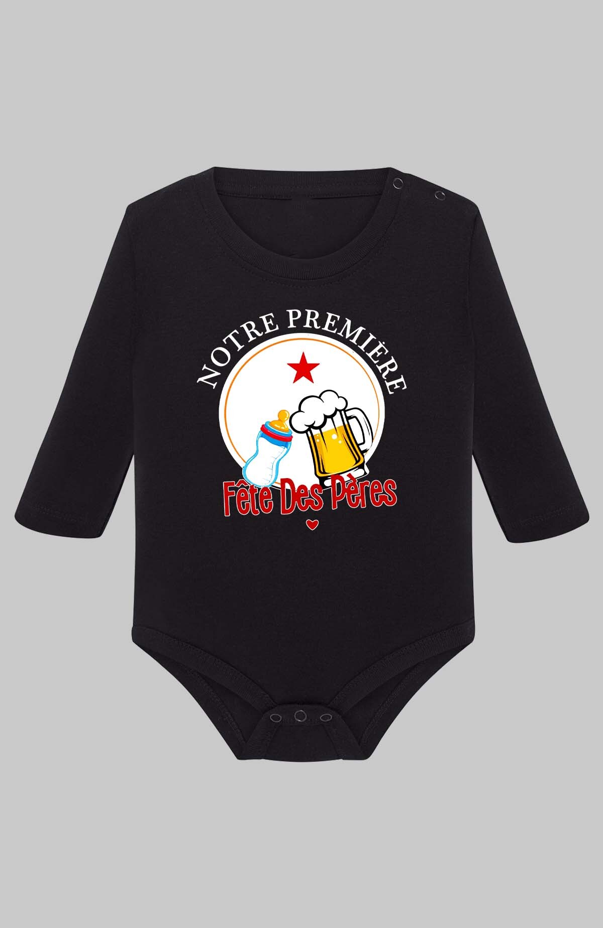 Grossiste I.A.L.D FRANCE - 1ère fete peres - Body Manche longue bébé Garçon