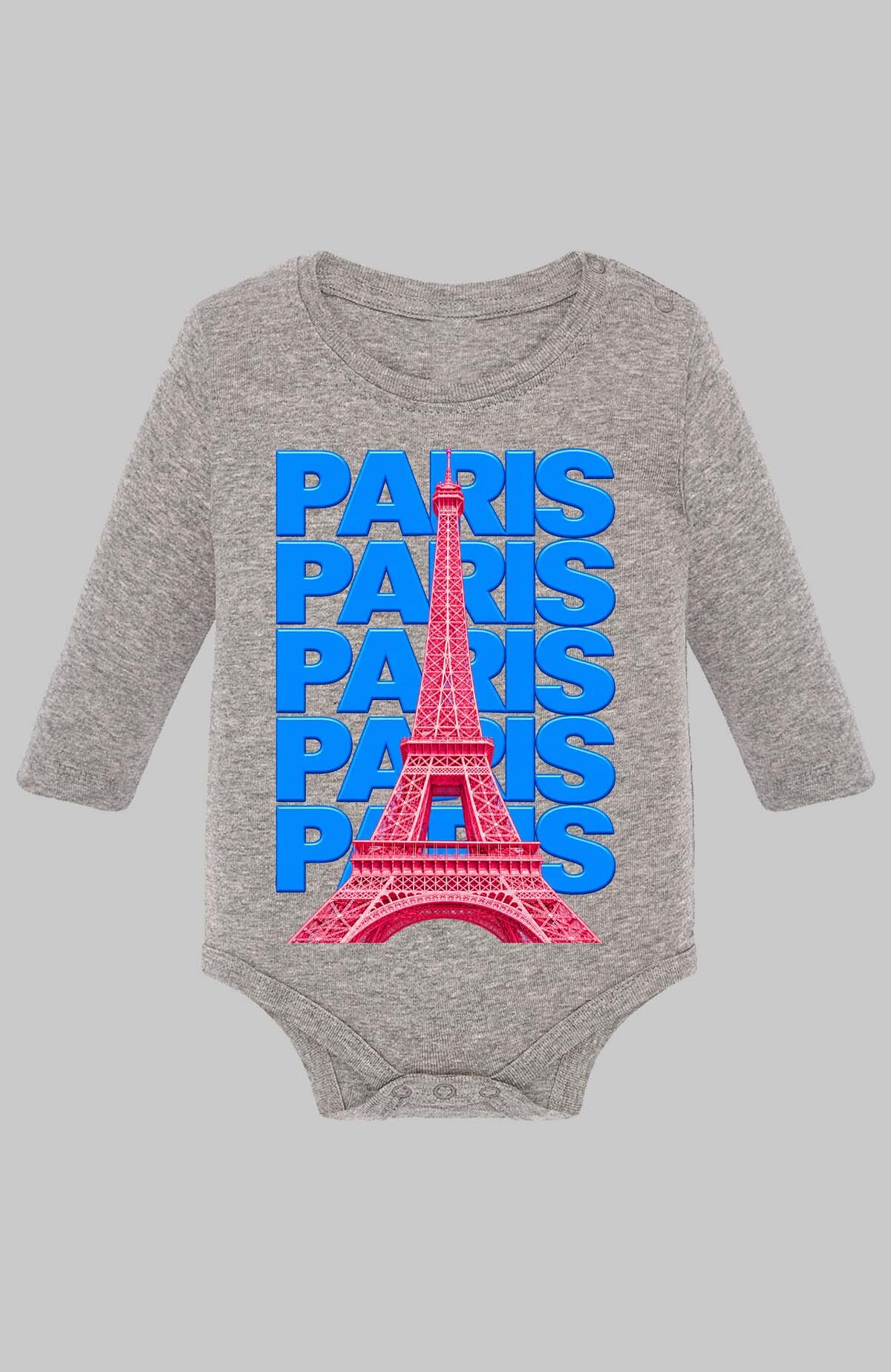Wholesaler I.A.L.D FRANCE - 002 vintage paris - Baby Long Sleeve Bodysuit Boy