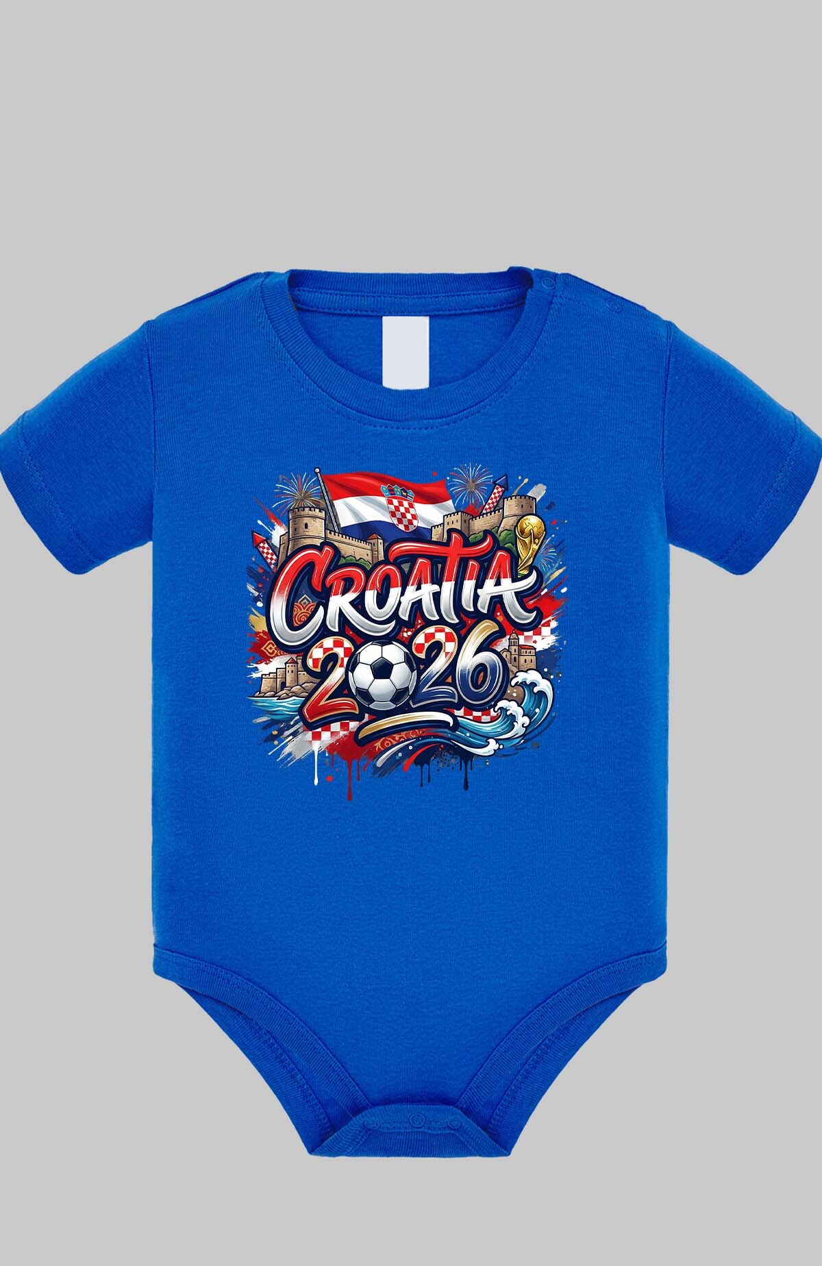 Grossiste I.A.L.D FRANCE - Cdm26 Croatia - Body Bébé Garçon