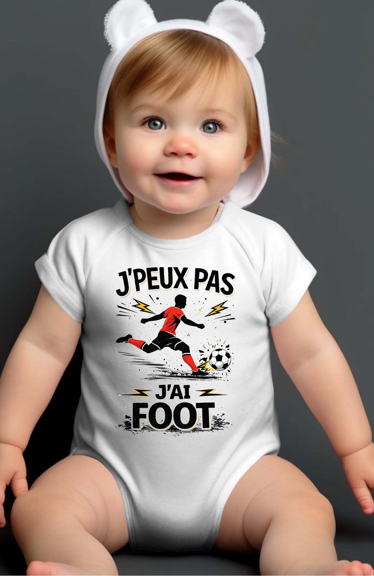 Grossiste I.A.L.D FRANCE - Peux pas... Foot Styl - Body Bébé Garçon