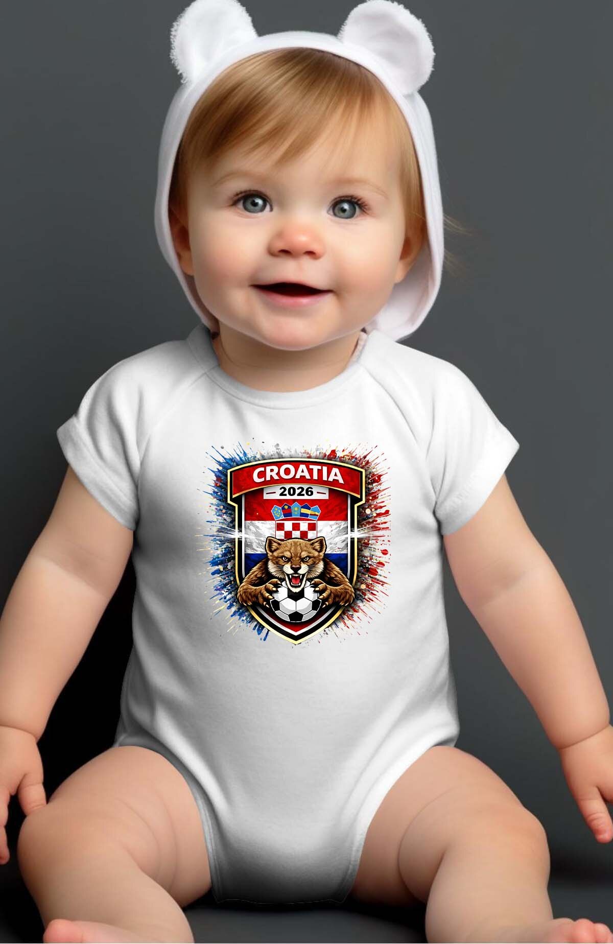 Grossiste I.A.L.D FRANCE - Patch croatia - Body Bébé Garçon