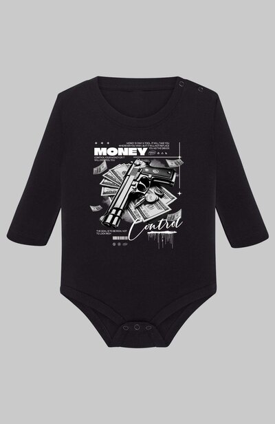 Grossiste I.A.L.D FRANCE - Money Control - Body Manche longue bébé Garçon Grossiste I.A.L.D FRANCE - Money Control - Body Manche longue bébé Garçon