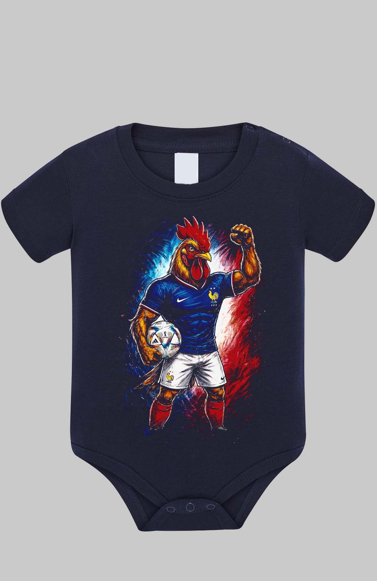 Grossiste I.A.L.D FRANCE - France 1 Mascot - Body Bébé Garçon