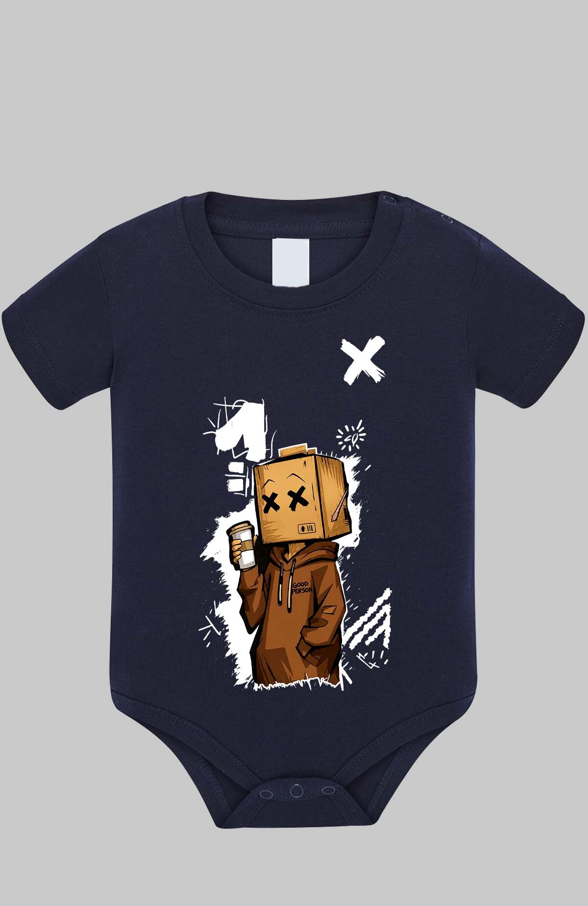 Großhändler I.A.L.D FRANCE - FOLDED BOY - Baby Body für Jungen