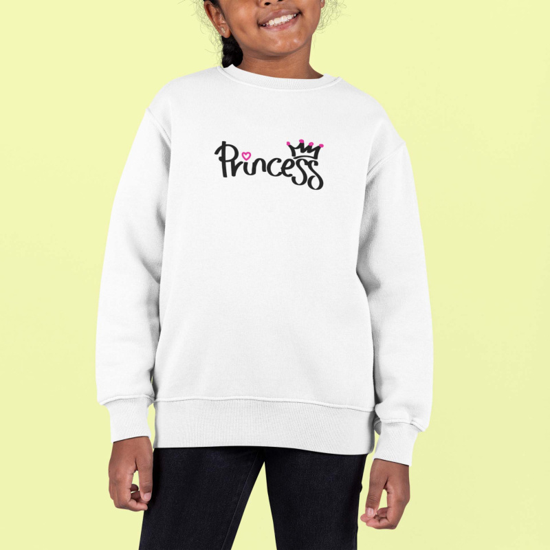 Grossiste I.A.L.D FRANCE - Sweat col rond Fille | Princess