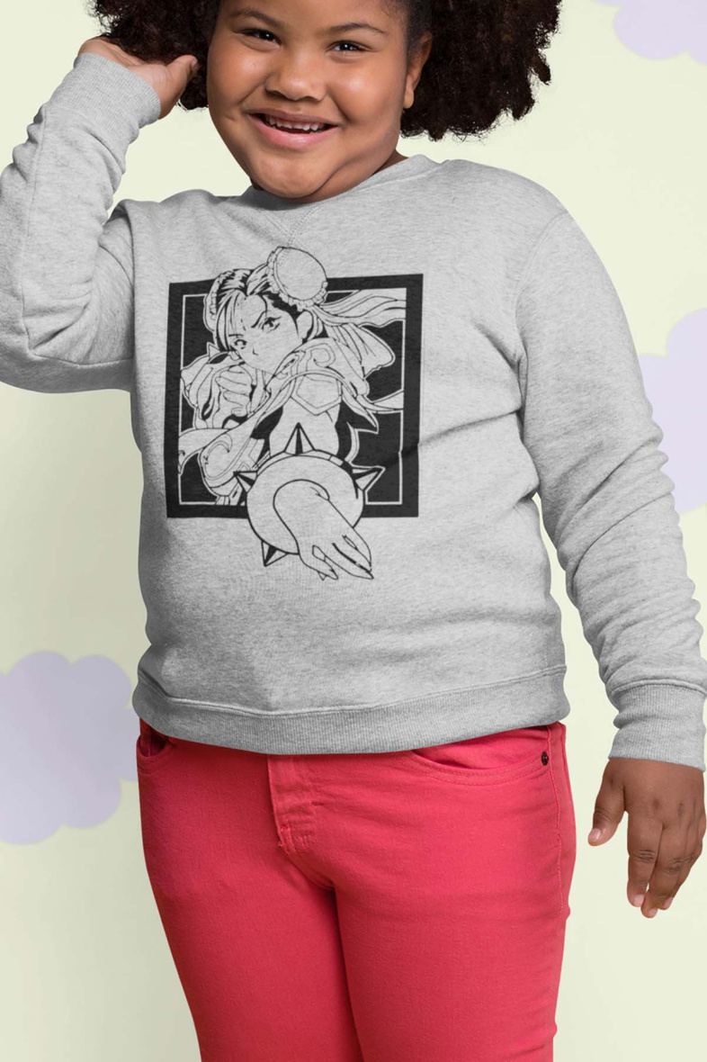 Grossiste I.A.L.D FRANCE - Sweat col rond Fille | Shun lee