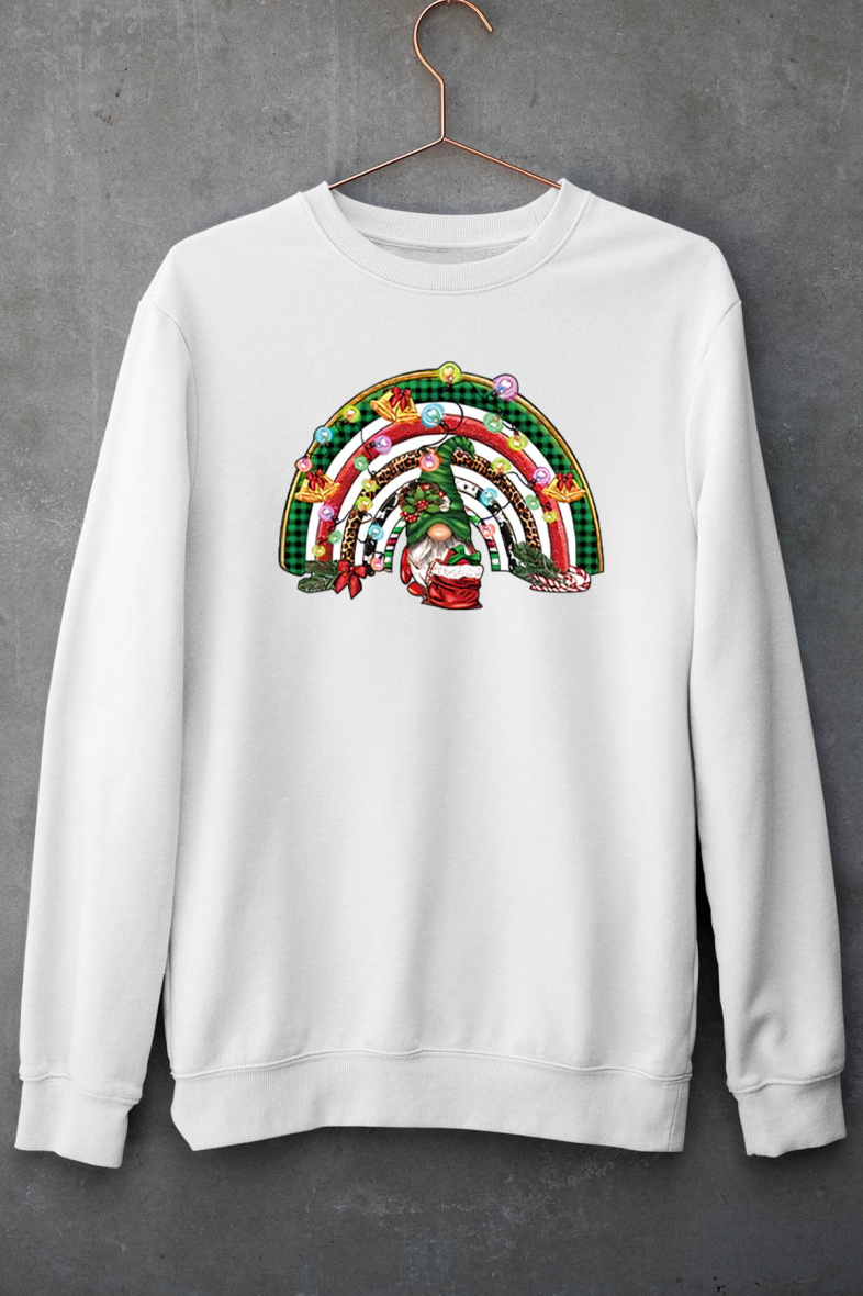 Grossiste I.A.L.D FRANCE - Sweat col rond Fille | rainbow