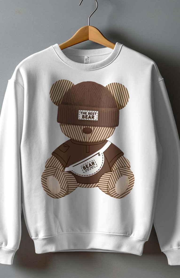 Großhändler I.A.L.D FRANCE - Rundhals-Sweatshirt für Jungen | Bestes Bärenbaby