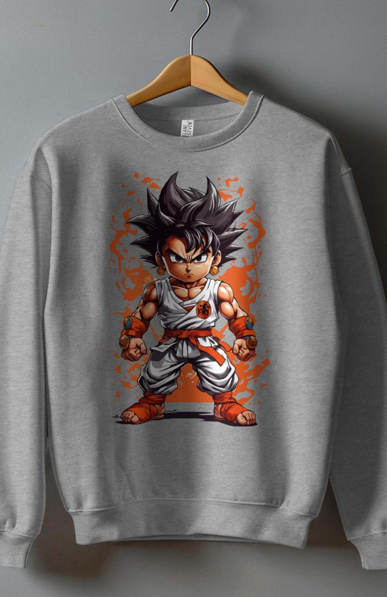 Grossiste I.A.L.D FRANCE - Sweat Garçon Col Rond  | Fighter inspi