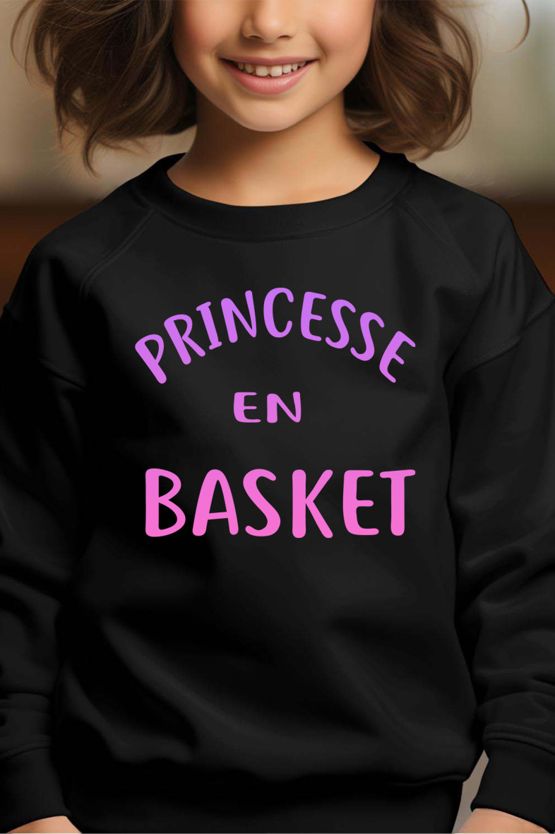 Wholesaler I.A.L.D FRANCE - Princesse En Bask - Girl's Round Neck Sweatshirt