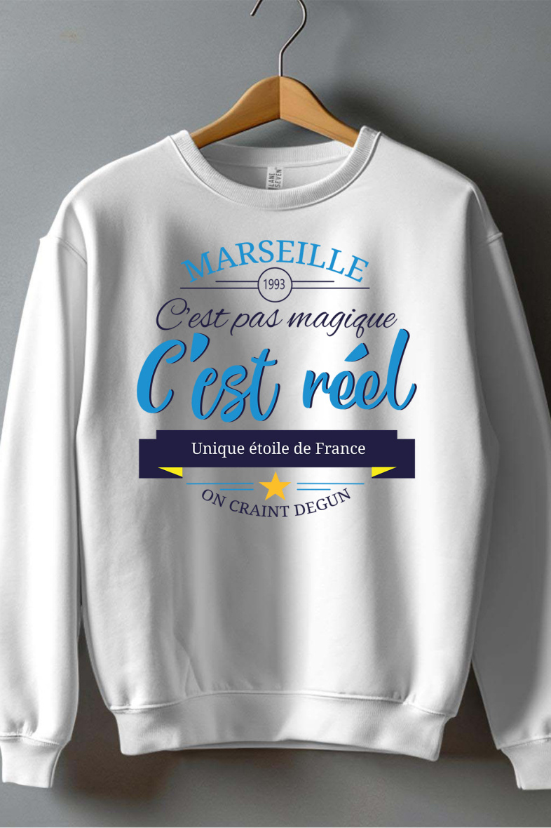 Mayorista I.A.L.D FRANCE - Carrete de Marsella - Sudadera Cuello Redondo Niño