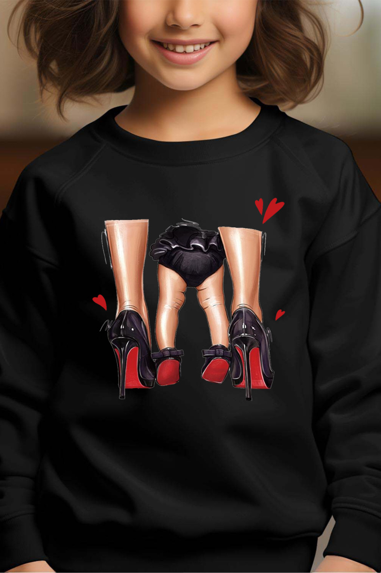 Grossista I.A.L.D FRANCE - Felpa girocollo Talon BB per ragazze