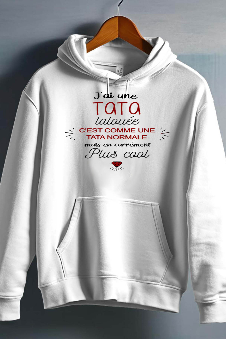 Mayorista I.A.L.D FRANCE - TATA TATOUEE - Sudadera con capucha niño