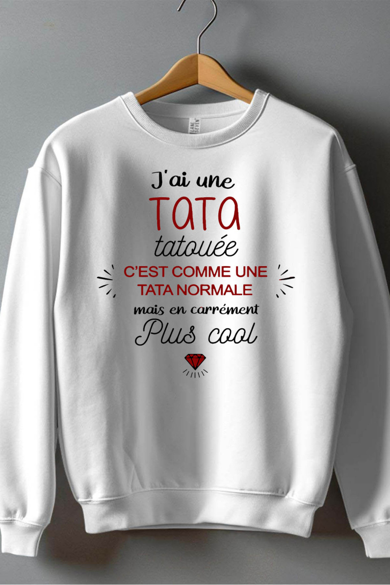 Großhändler I.A.L.D FRANCE - TATA TATOUEE – Rundhals-Sweatshirt für Jungen