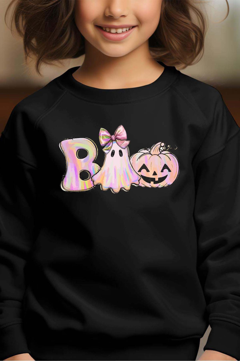 Grossiste I.A.L.D FRANCE - BfantomeO - Sweat Col Rond Fille