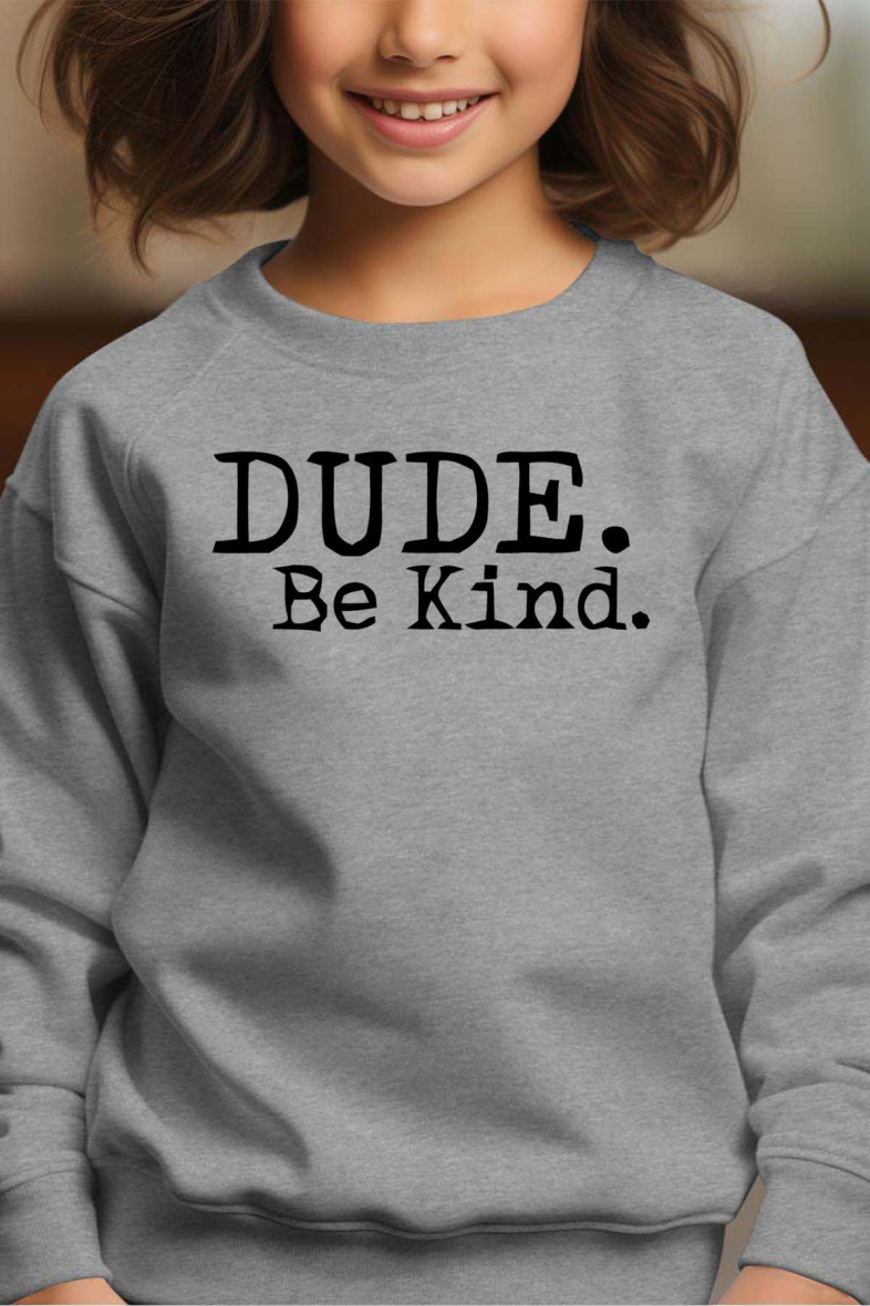 Grossiste I.A.L.D FRANCE - Dude kind - Sweat Col Rond Fille