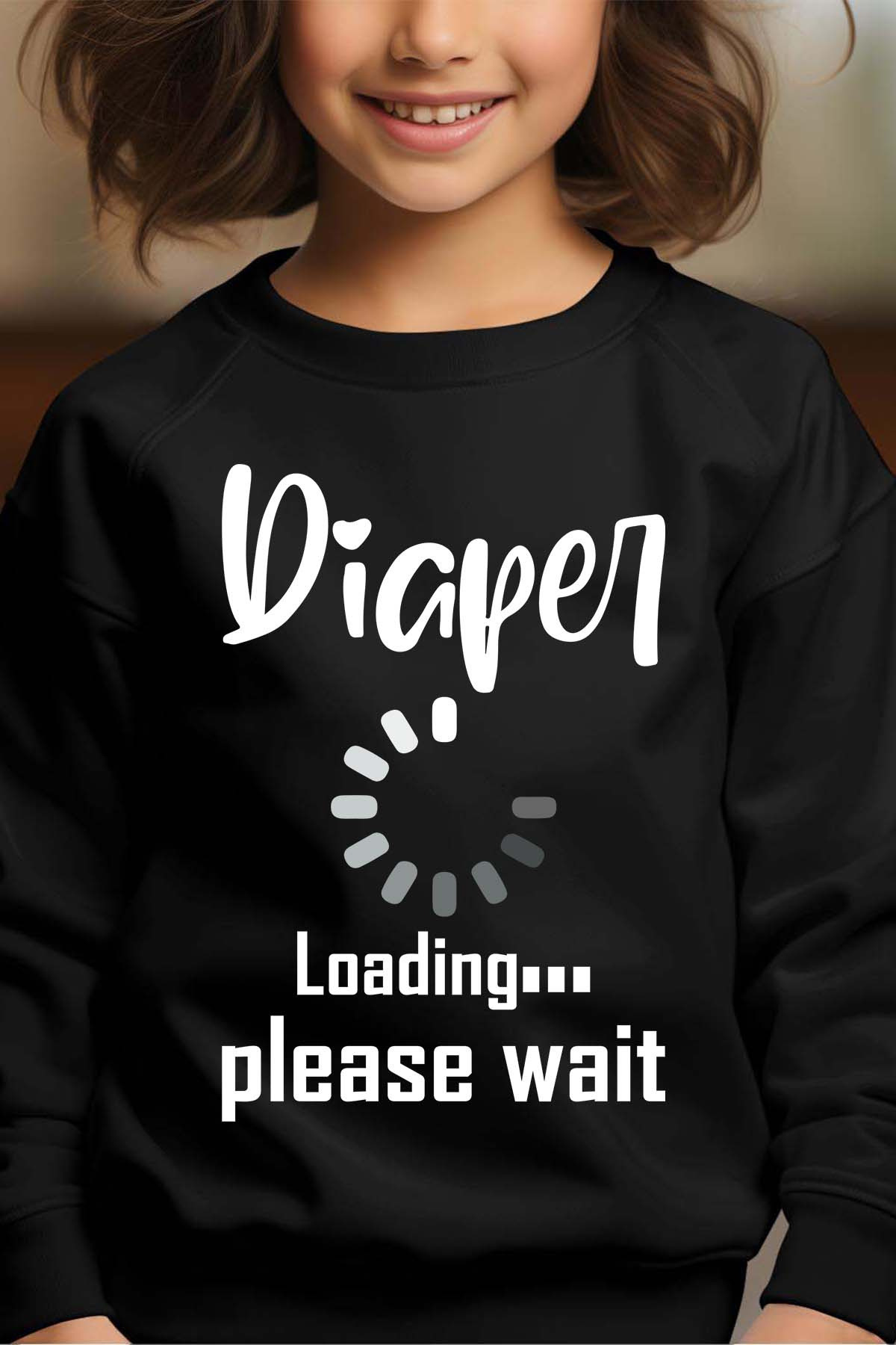 Wholesaler I.A.L.D FRANCE - Diaper - Sweat Col Rond Fille