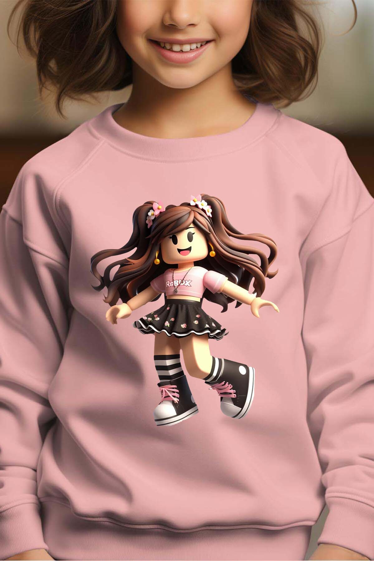 Großhändler I.A.L.D FRANCE - Rob Rock – Rundhals-Sweatshirt für Mädchen
