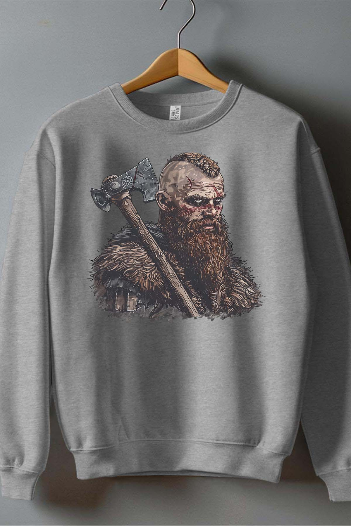 Grossiste I.A.L.D FRANCE - Viking Hache - Sweat Col Rond Garçon