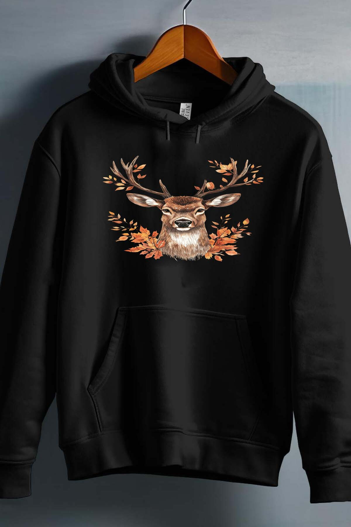 Grossiste I.A.L.D FRANCE - autumn cerf - Sweat capuche Fille