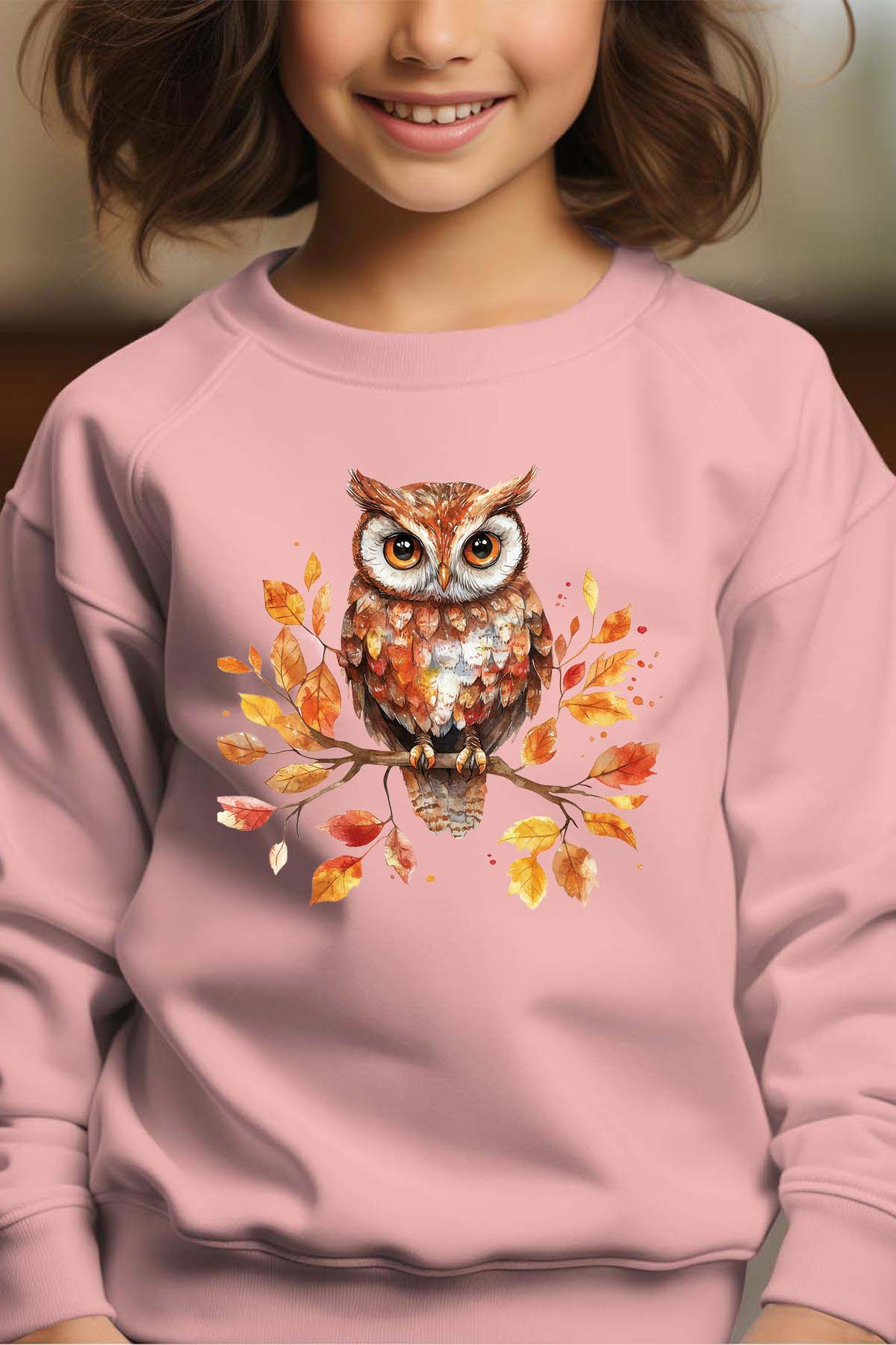 Grossiste I.A.L.D FRANCE - Autumn Fox - Sweat Col Rond Fille
