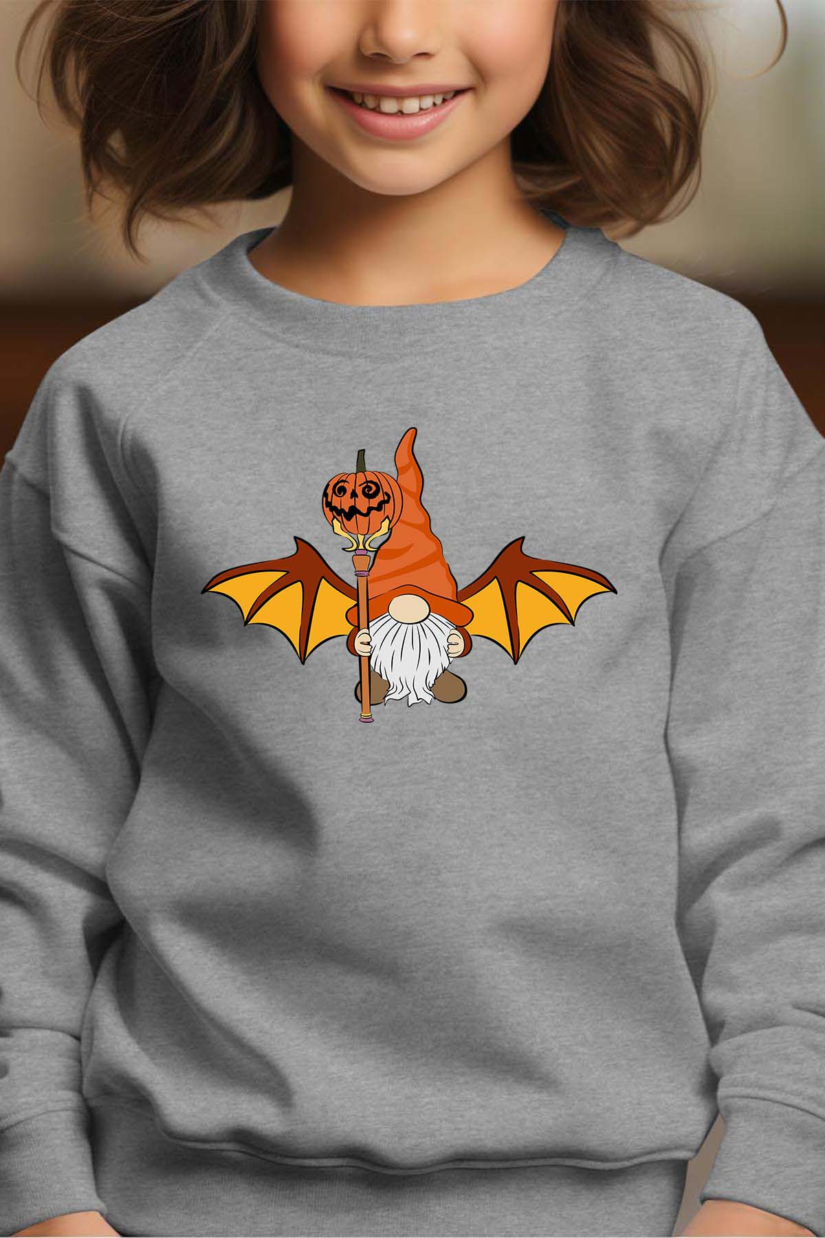Grossiste I.A.L.D FRANCE - GnomeBeach - Sweat Col Rond Fille